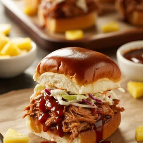 Hawaiian Pulled Pork Sliders