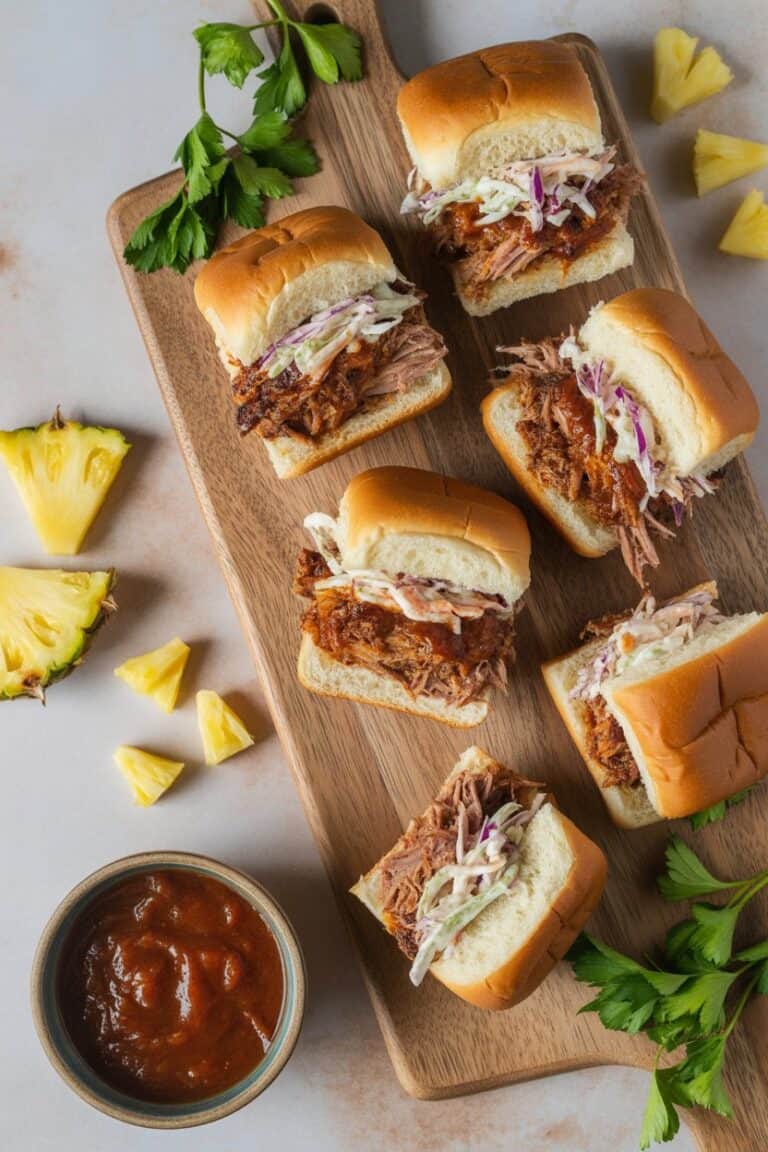 Hawaiian Pulled Pork Sliders