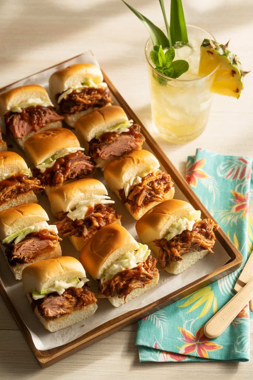 Hawaiian Pulled Pork Sliders