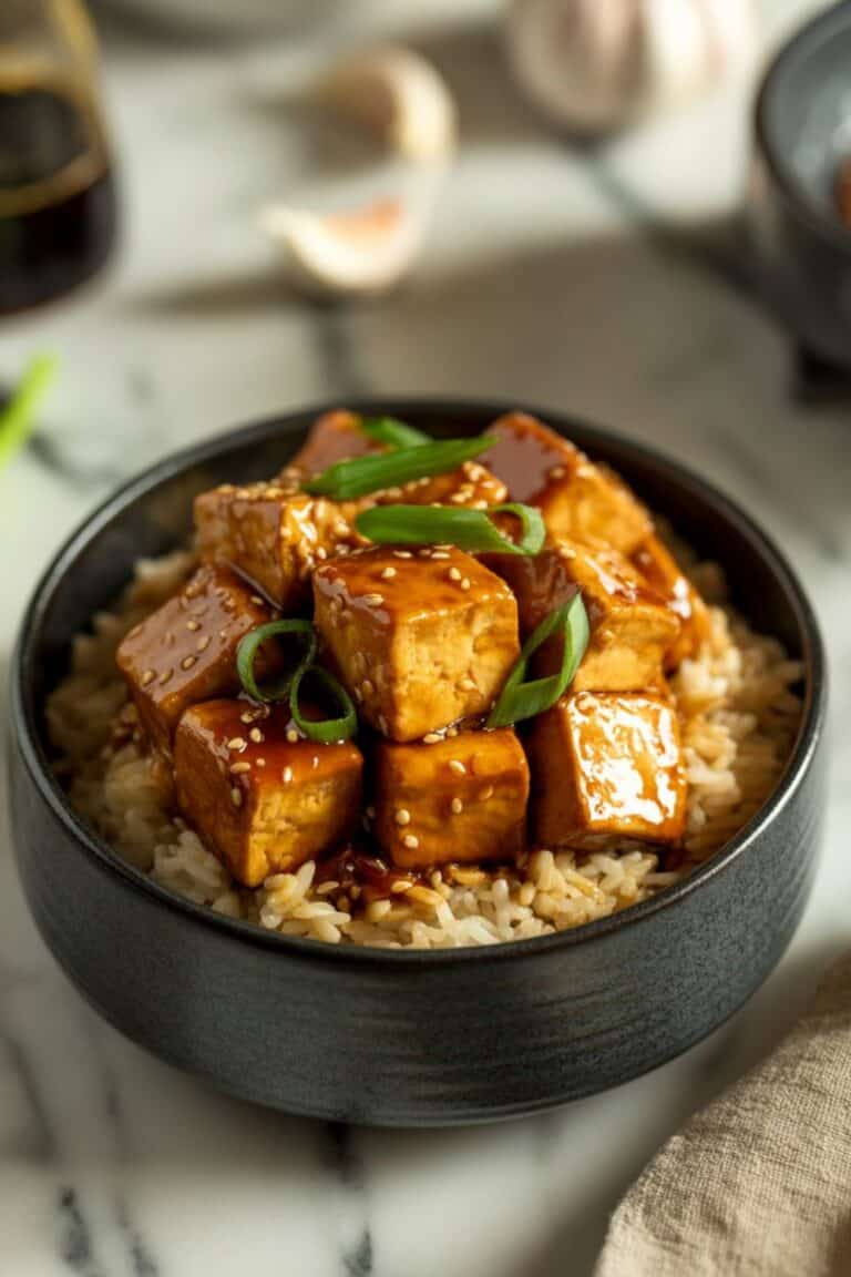 Honey Garlic Tofu