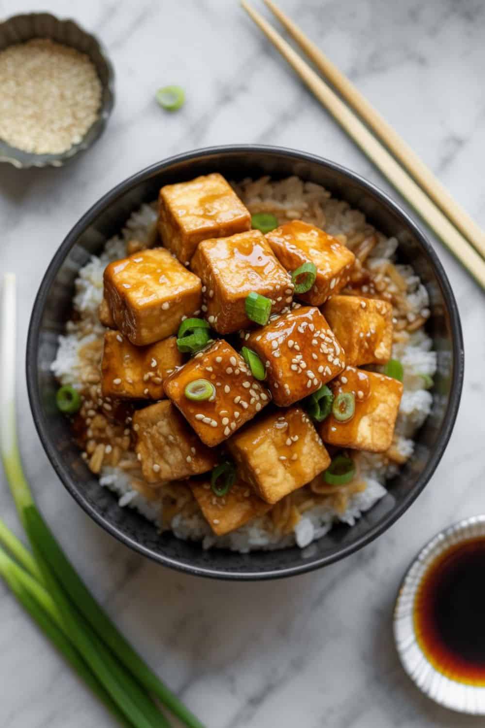Honey Garlic Tofu
