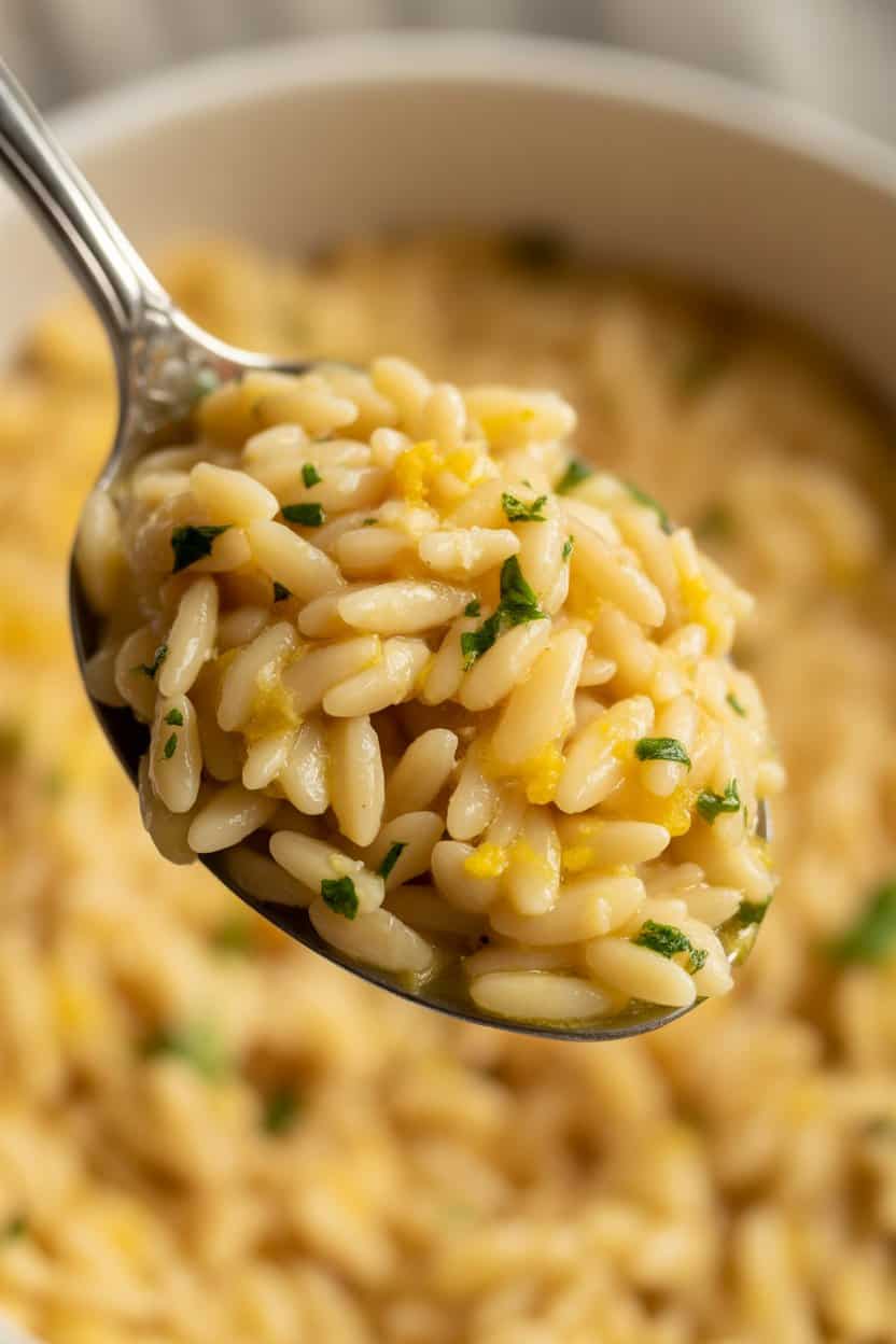 Lemon Garlic Orzo