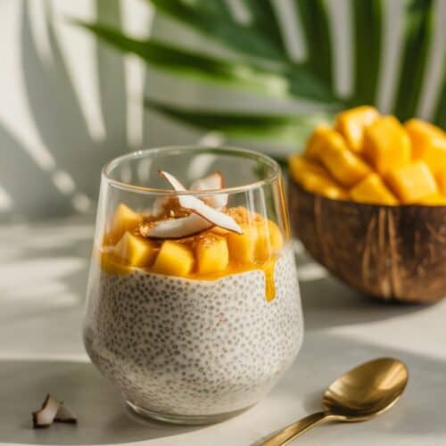 Mango Coconut Chia Pudding