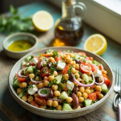 Mediterranean Chickpea Salad
