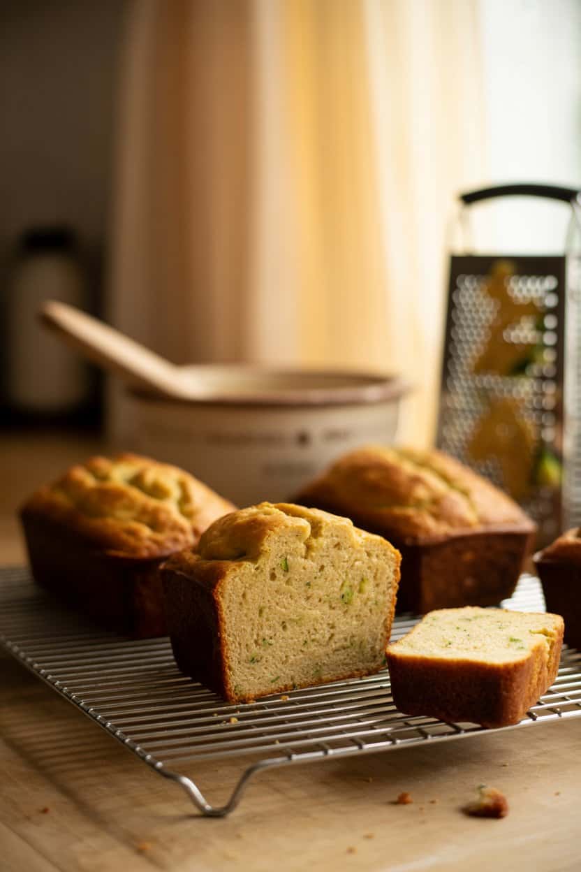Mini Zucchini Bread Loaves