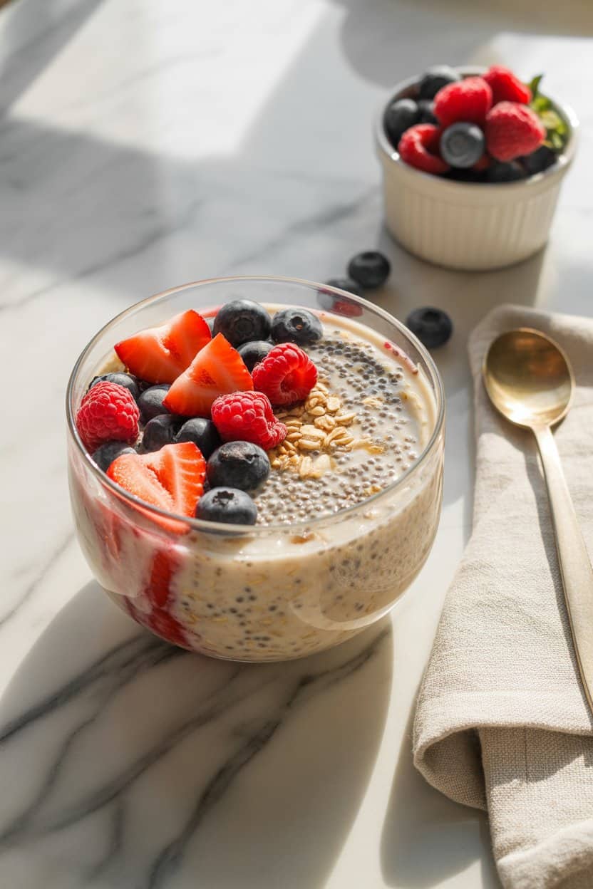 Overnight Oats with Berries