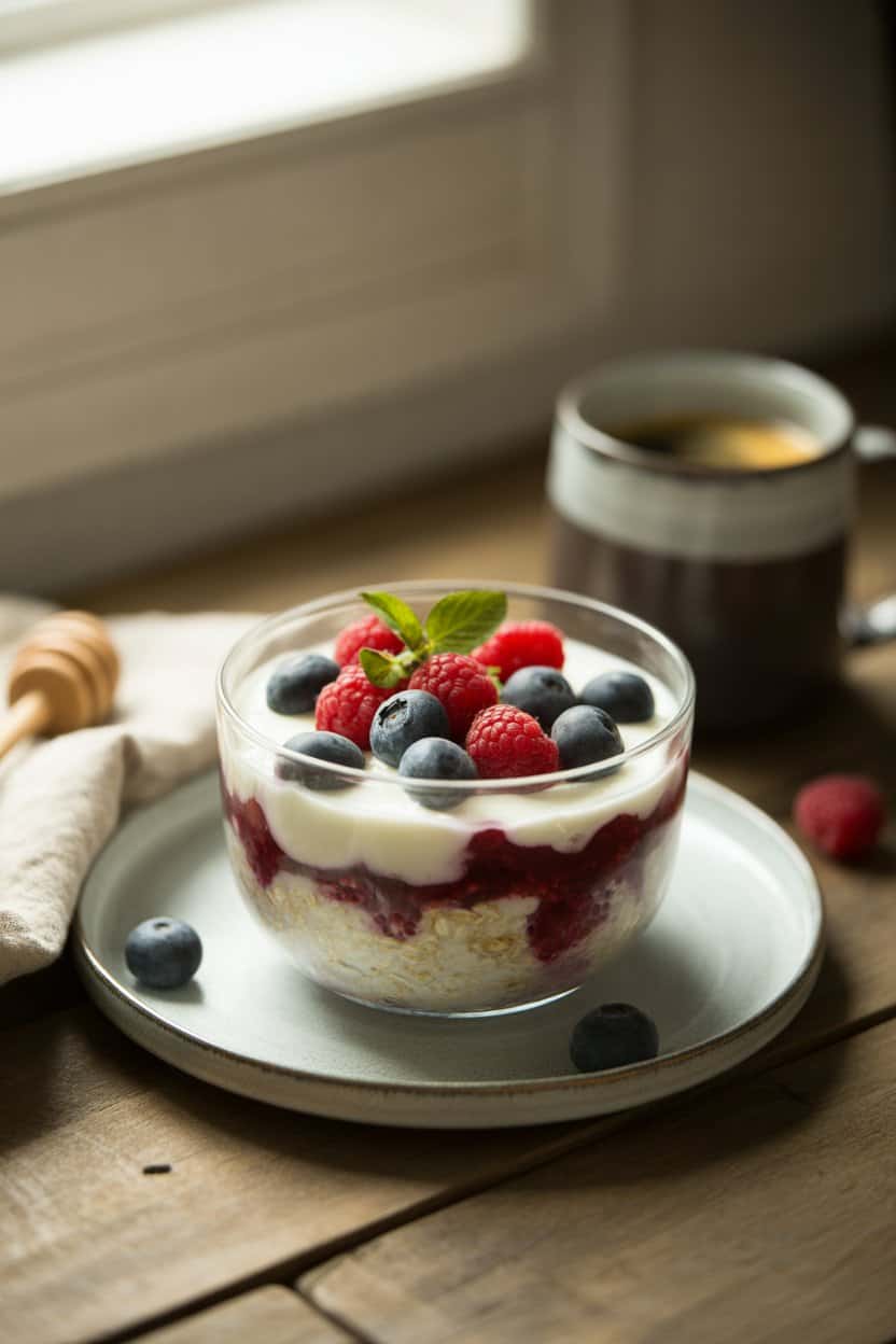 Overnight Oats with Berries