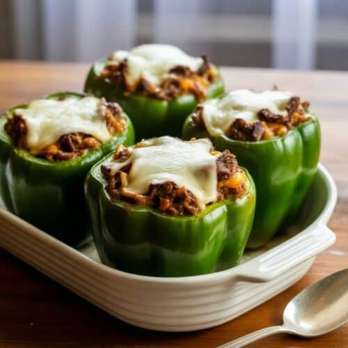 Philly Cheesesteak Stuffed Peppers