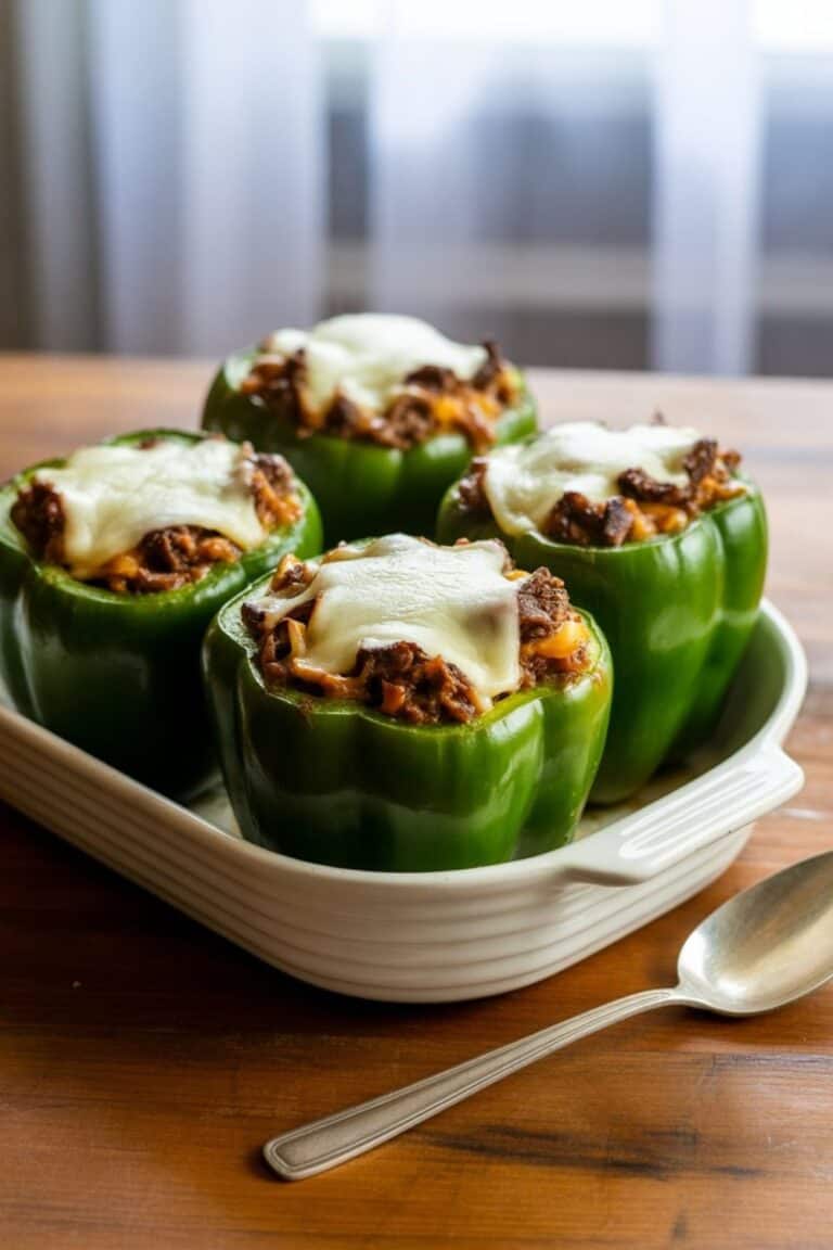 Philly Cheesesteak Stuffed Peppers