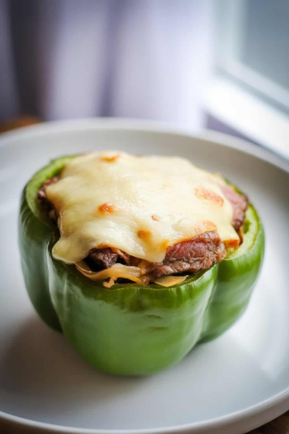 Philly Cheesesteak Stuffed Peppers