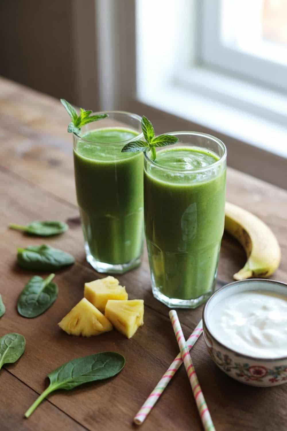 Pineapple Spinach Smoothie