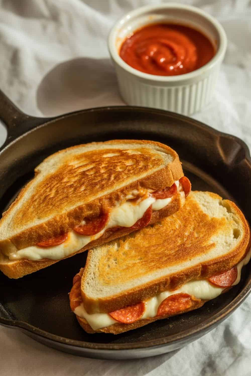 Pizza Grilled Cheese Sandwich
