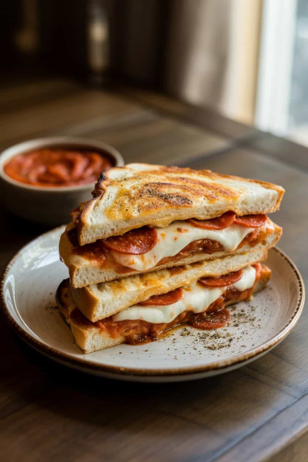 Pizza Grilled Cheese Sandwich