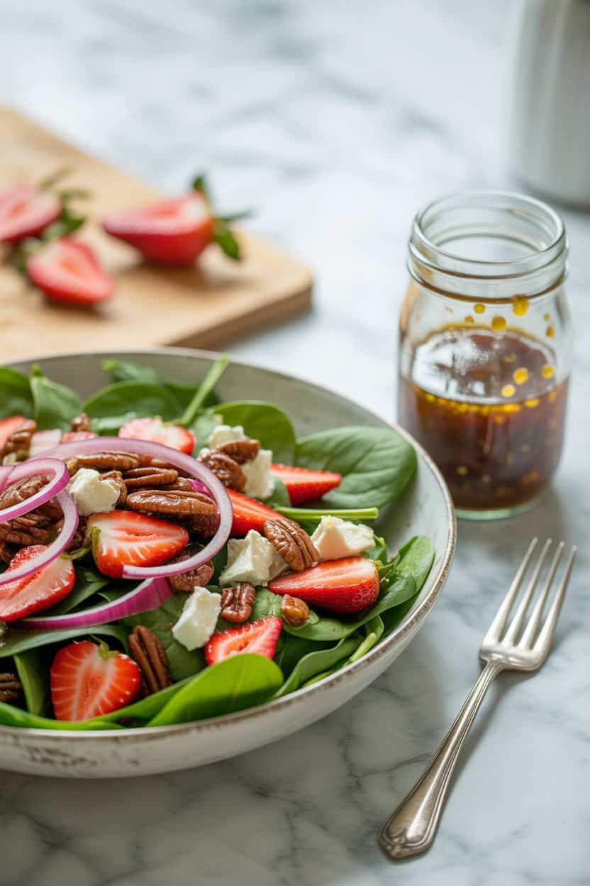 Strawberry Spinach Salad
