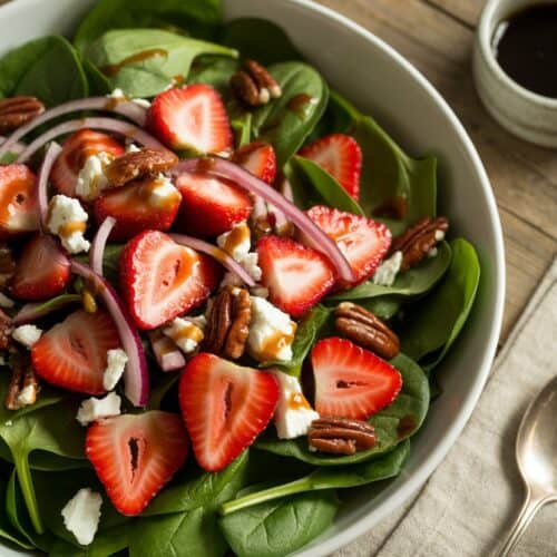 Strawberry Spinach Salad