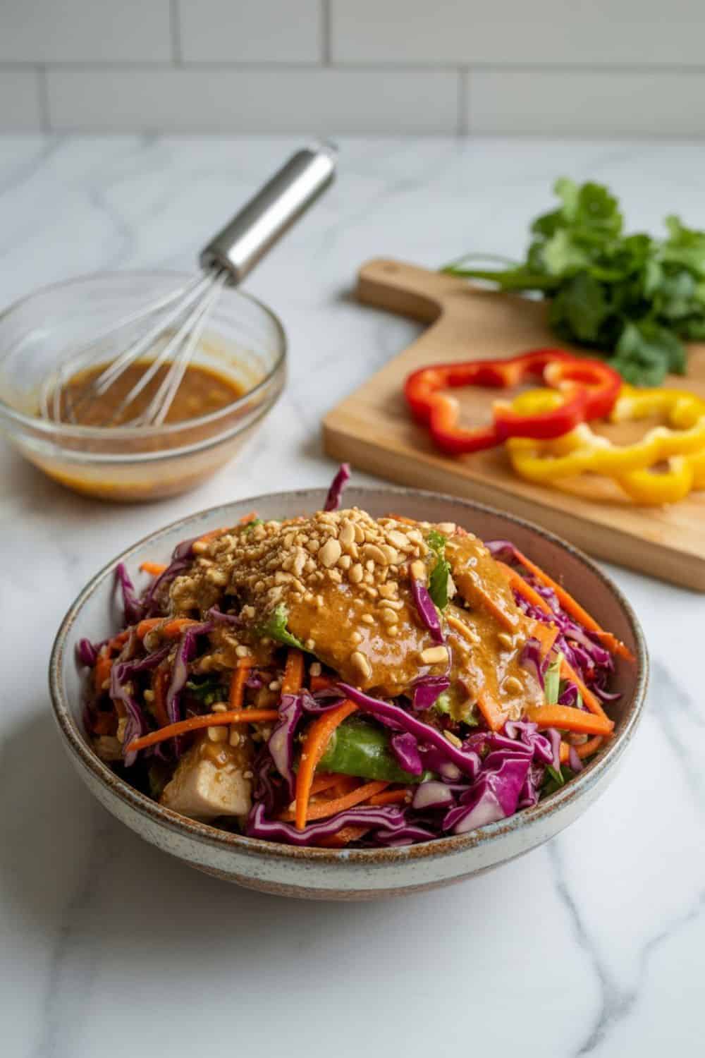 Thai Peanut Chicken Salad