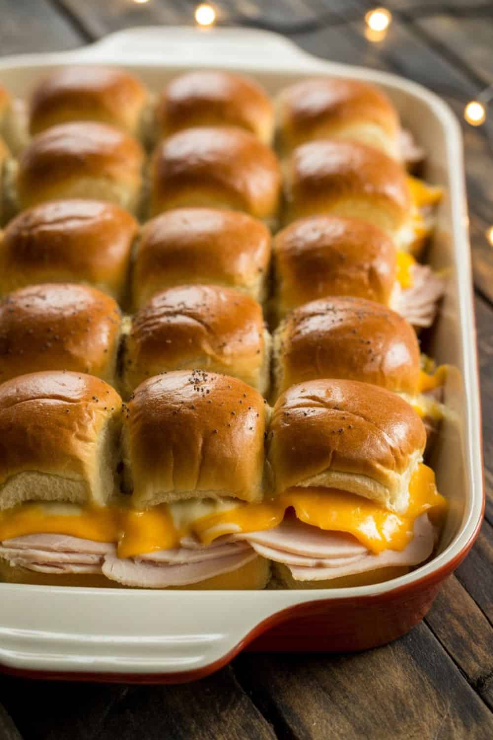 Turkey and Cheese Sliders