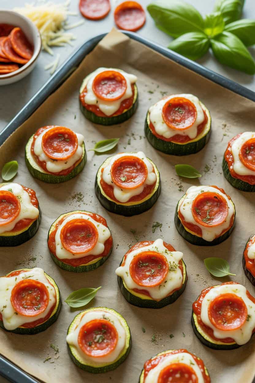 Zucchini Pizza Bites