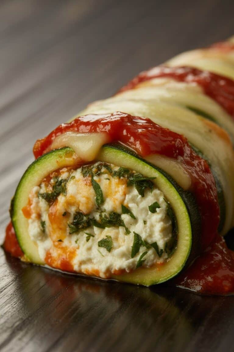 Zucchini Rollups With Ricotta