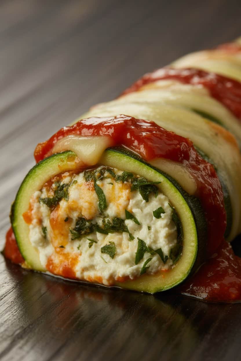 Zucchini Rollups With Ricotta