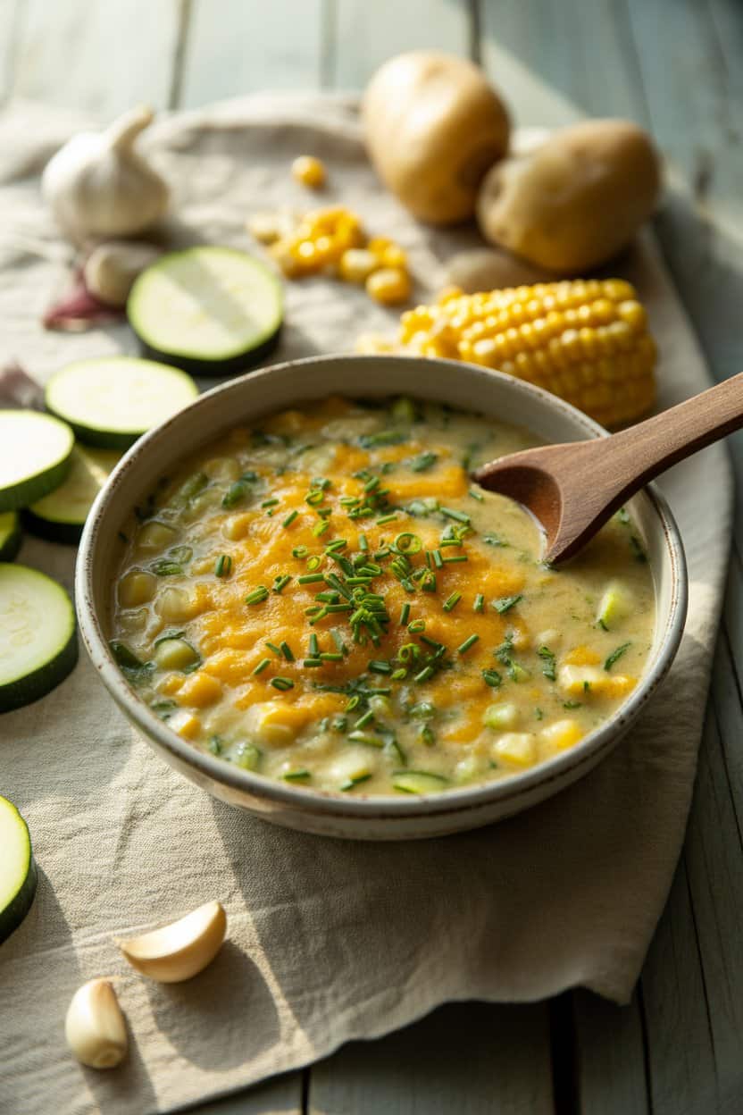Zucchini and Corn Chowder