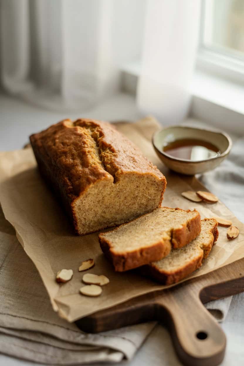 almond flour banana loaf