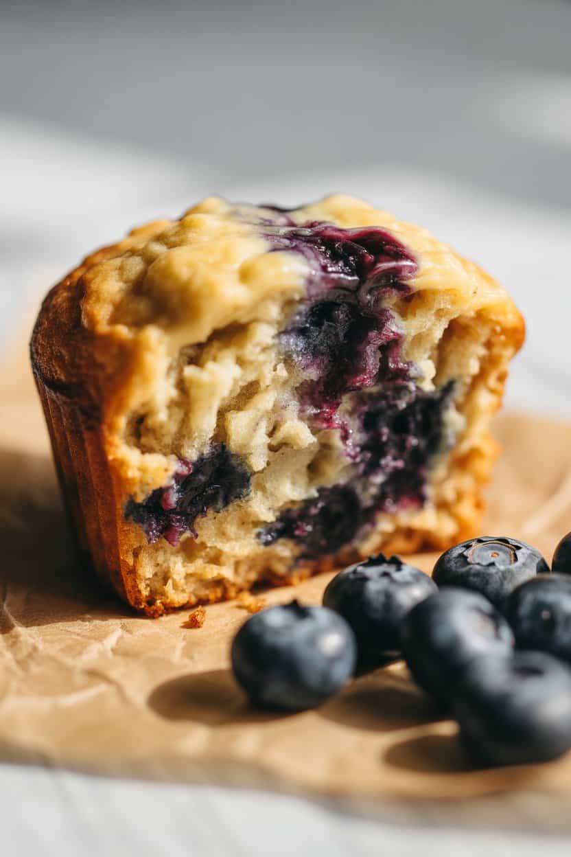 banana blueberry muffins
