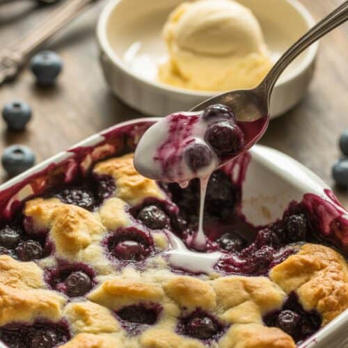 easy blueberry cobbler