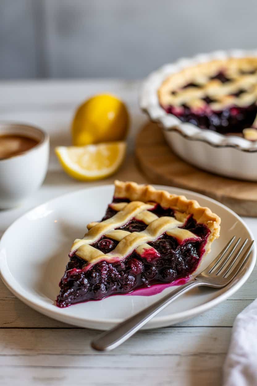 blueberry pie