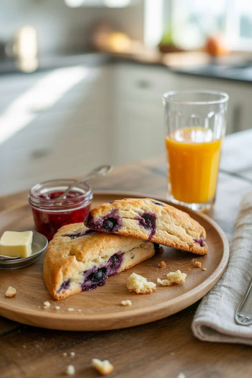 easy blueberry scones