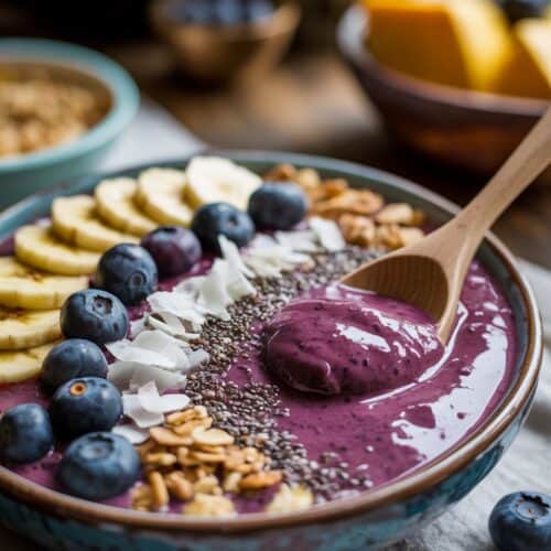 blueberry smoothie bowl
