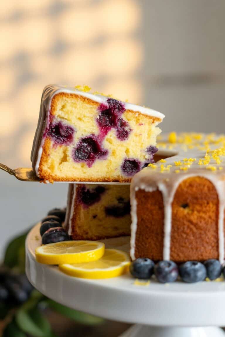 lemon blueberry cake