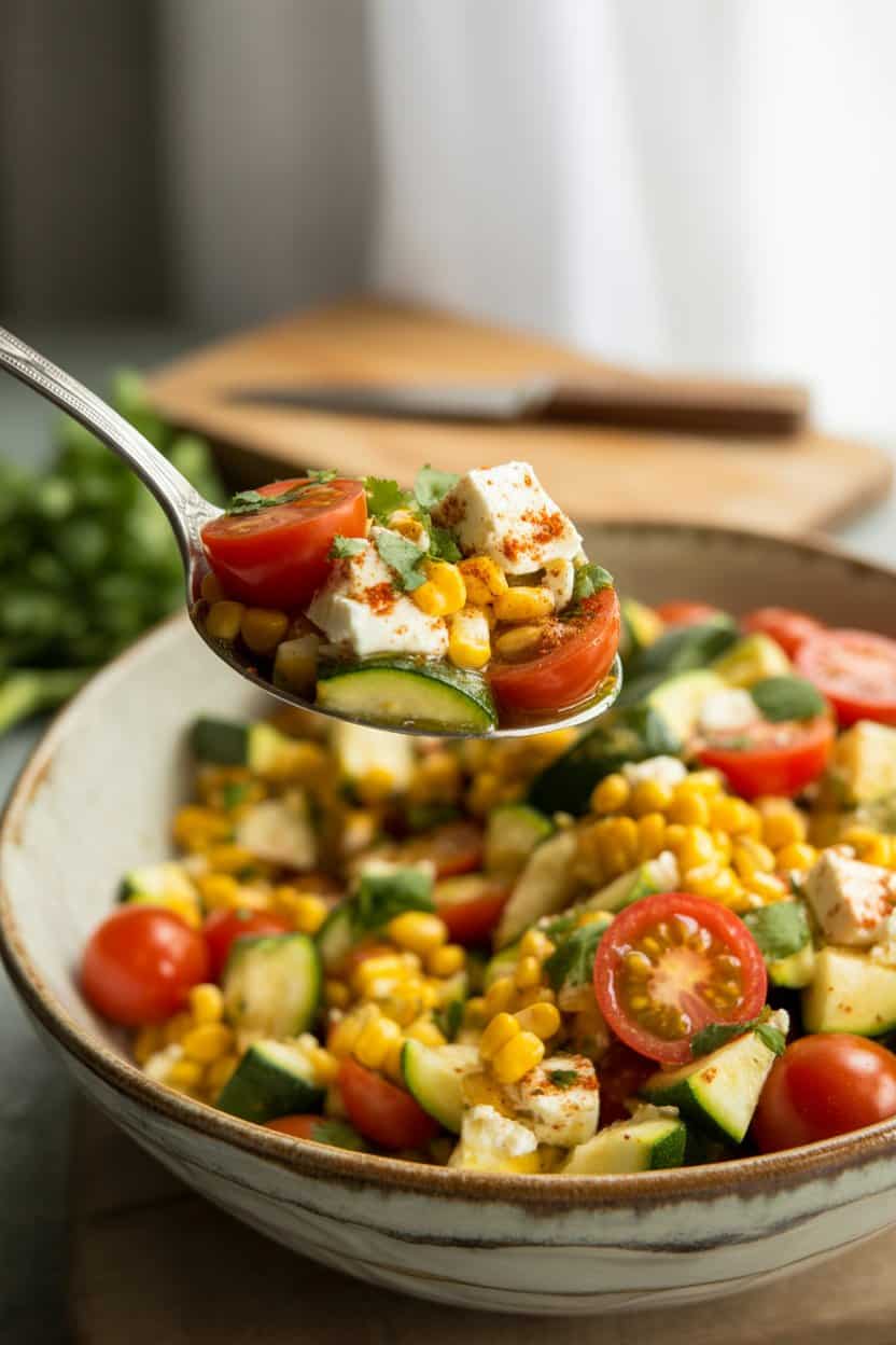 Zucchini Corn Salad