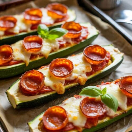 zucchini pizza boats