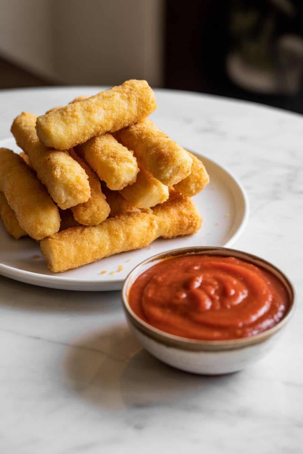 Easy Air Fryer Mozzarella Sticks