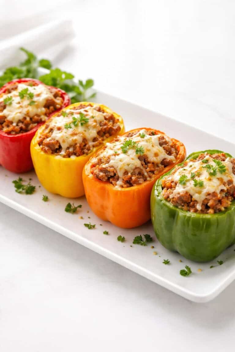 Air Fryer Stuffed Bell Peppers