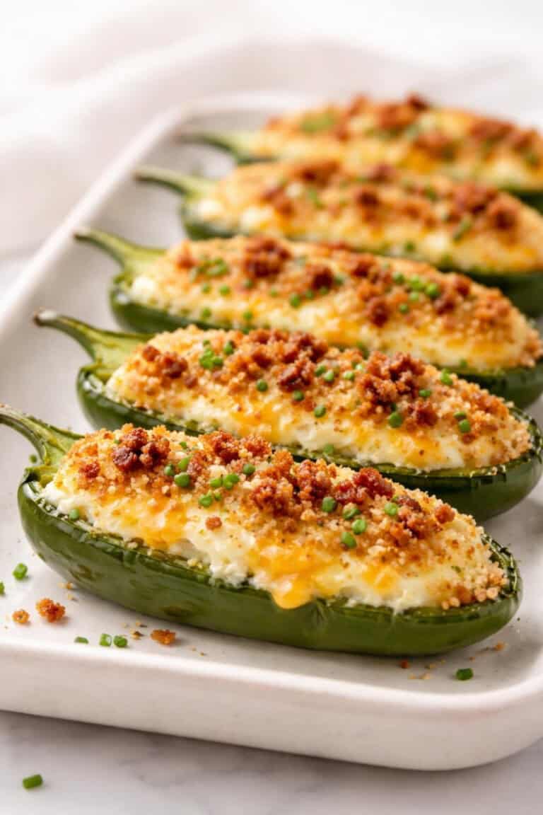 Cheesy Air Fryer Jalapeño Poppers