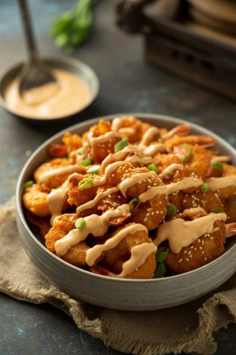 Creamy Air Fryer Bang Bang Shrimp