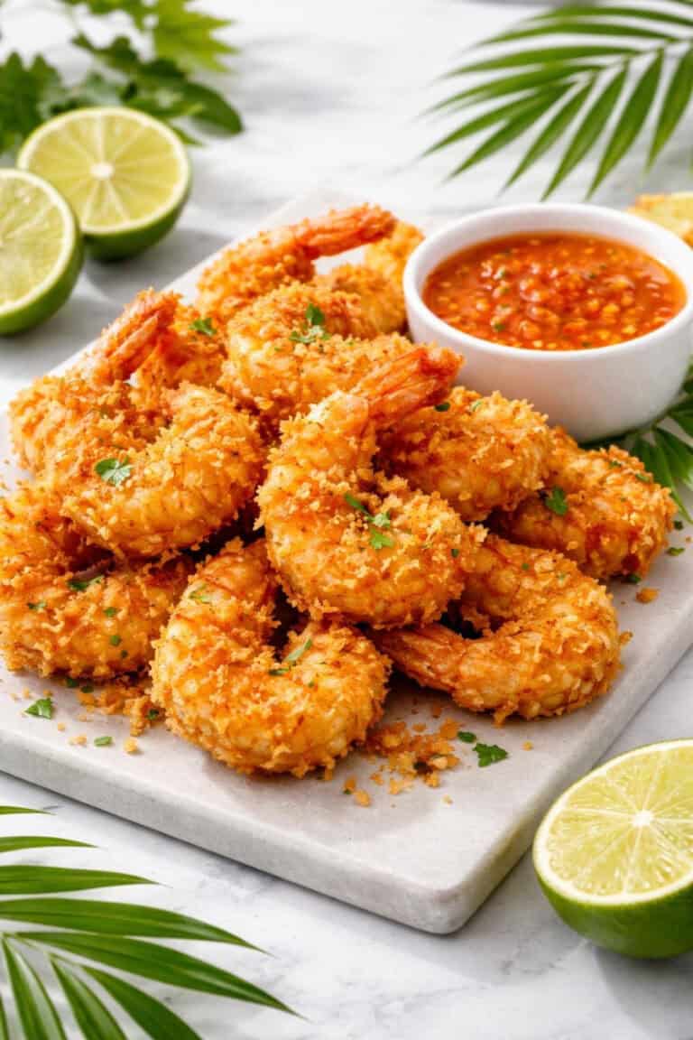 Crispy Air Fryer Coconut Shrimp