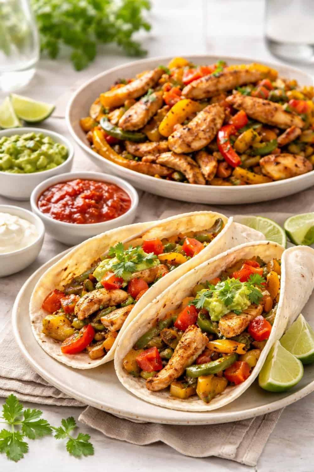 Easy Air Fryer Chicken Fajitas