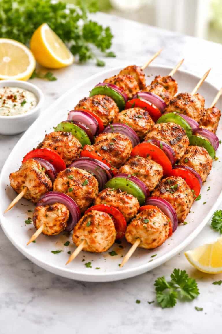 Easy Air Fryer Chicken Skewers