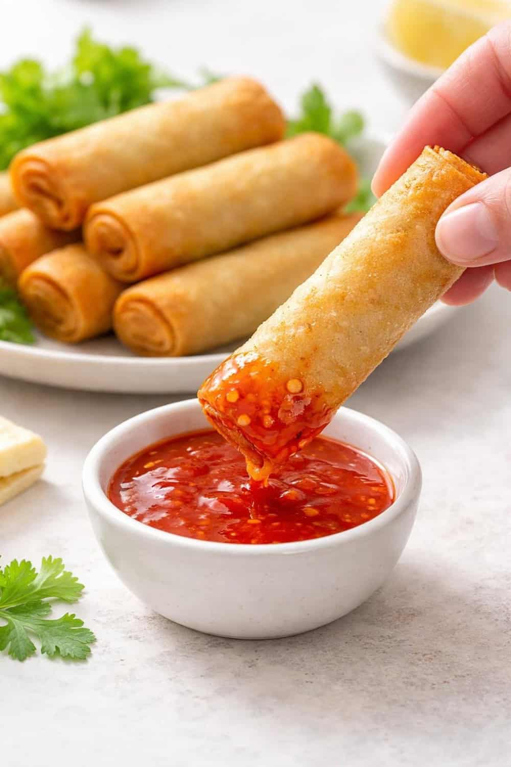 Easy Air Fryer Spring Rolls