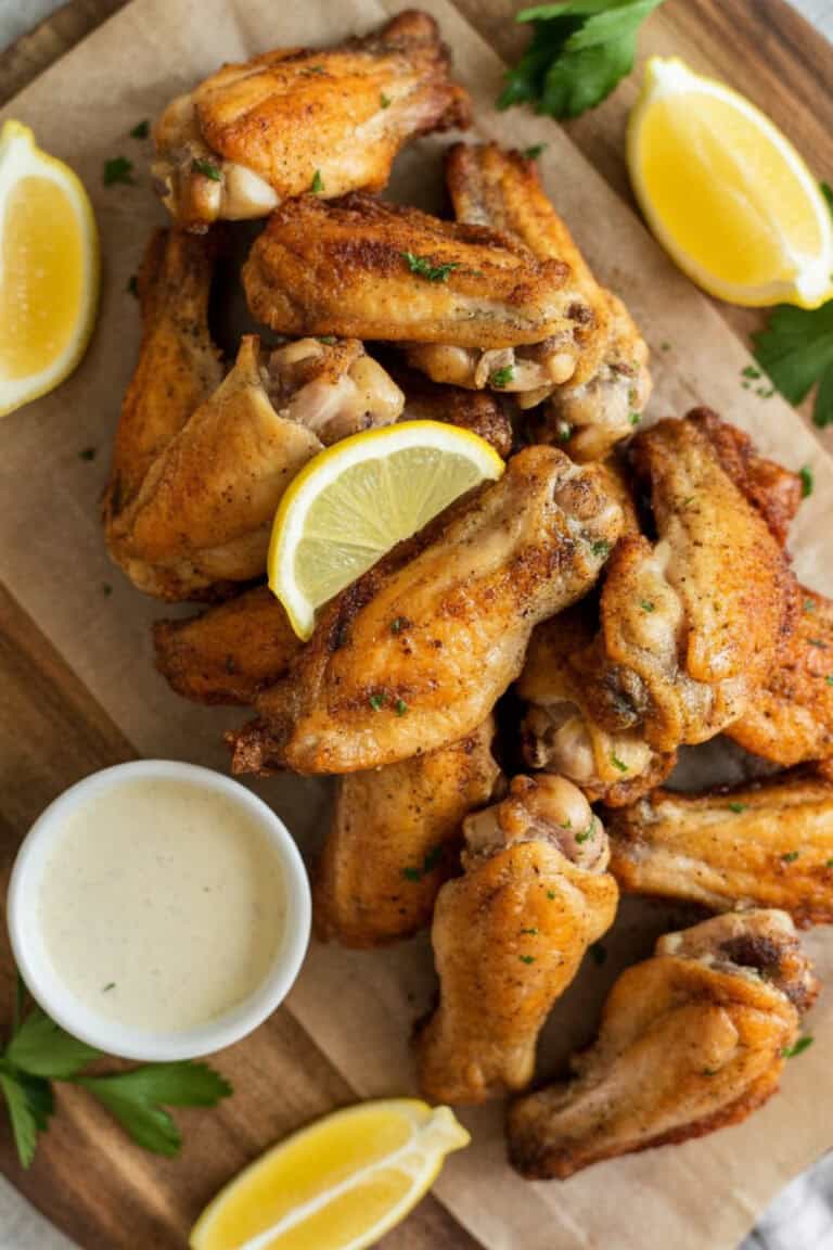 Zesty Air Fryer Lemon Pepper Wings