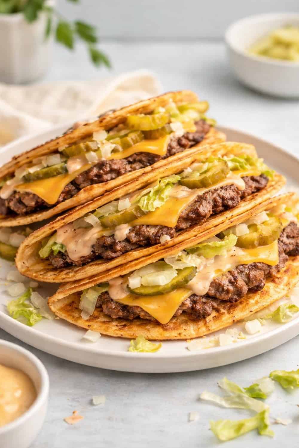 Big Mac Smash Burger Tacos
