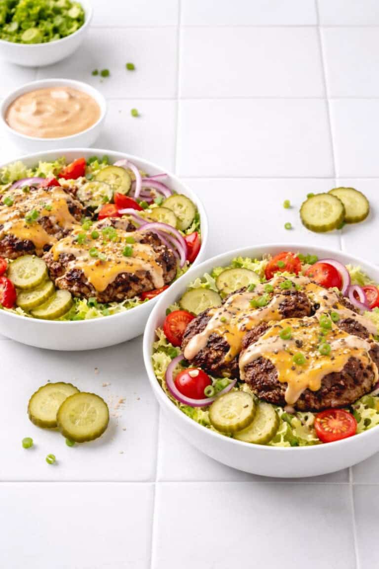 Easy Smash Burger Bowl