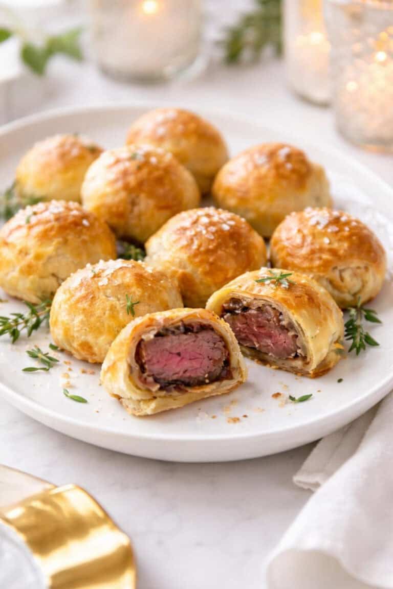 Flaky Beef Wellington Bites