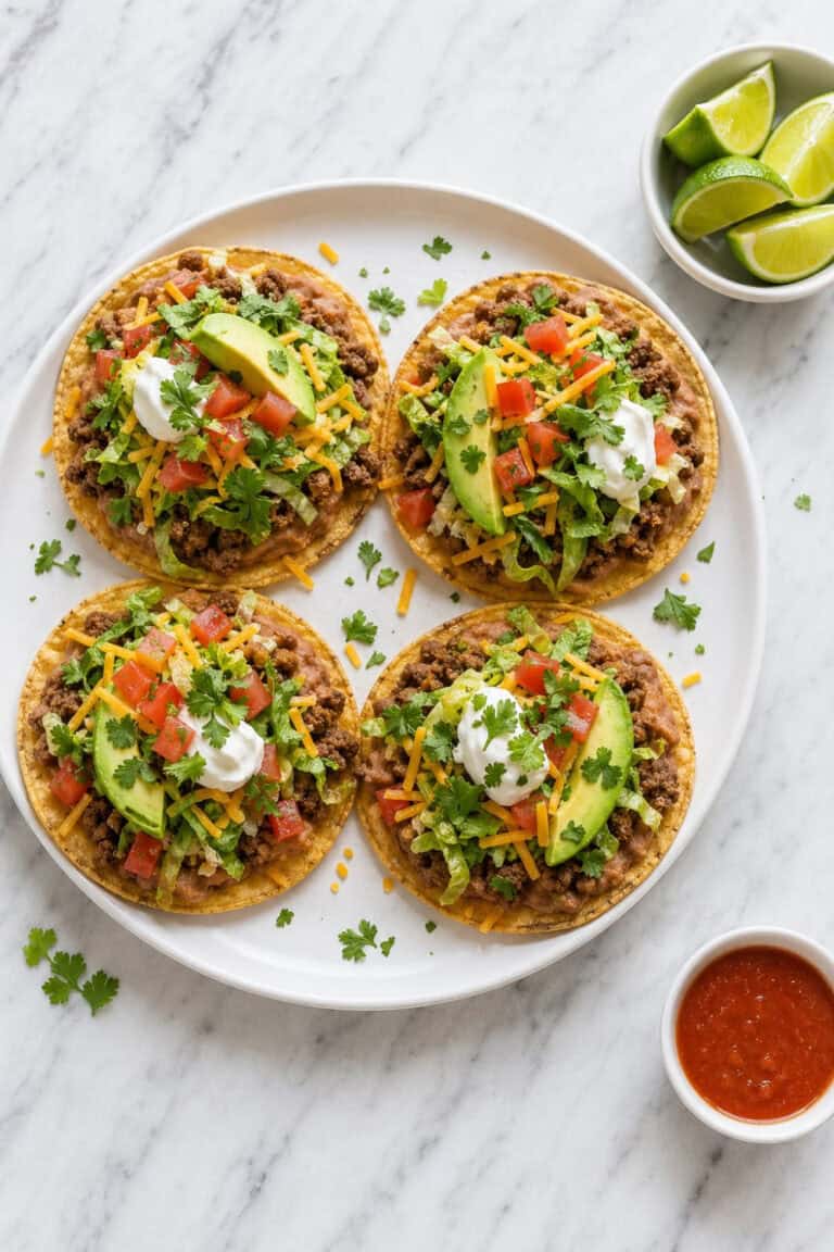 Ground Beef Tostadas