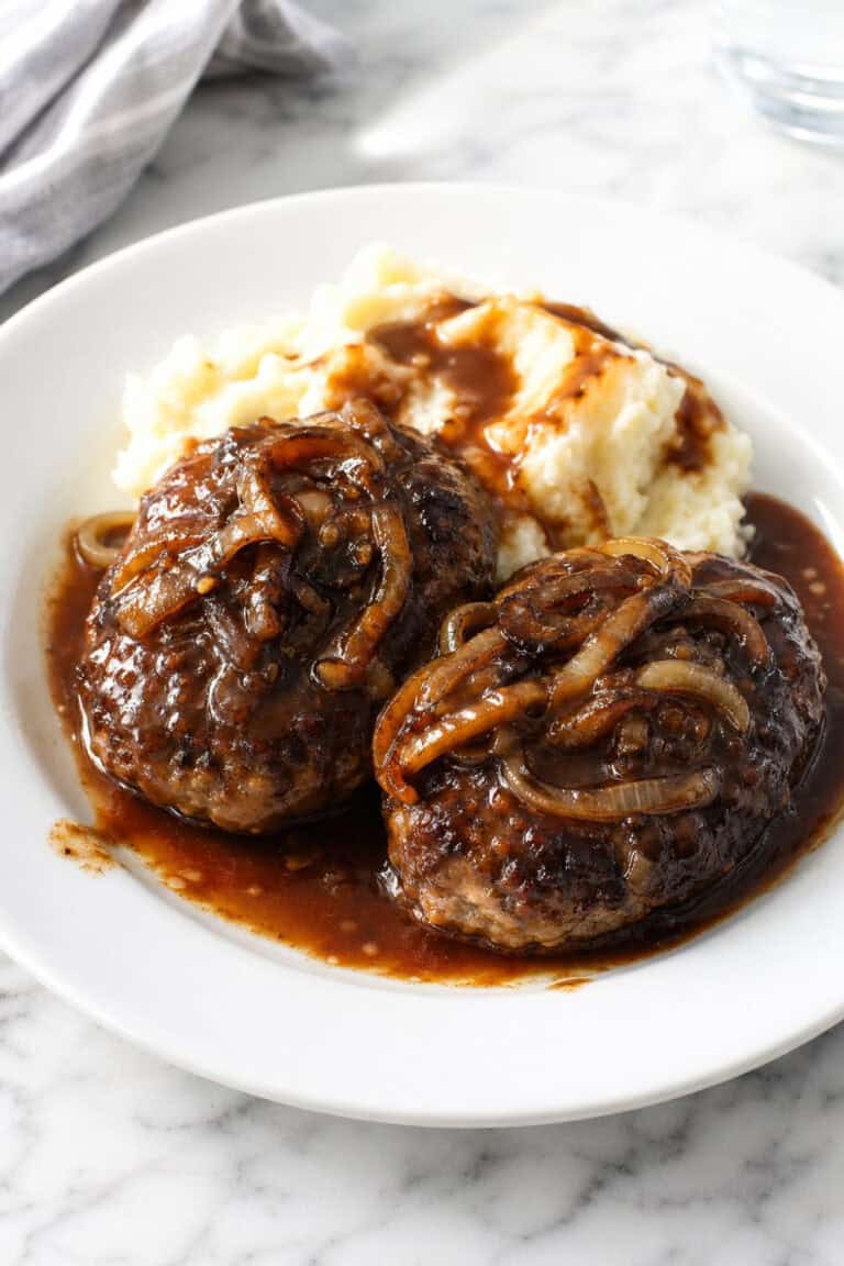 Hamburger Steak with Onion Gravy