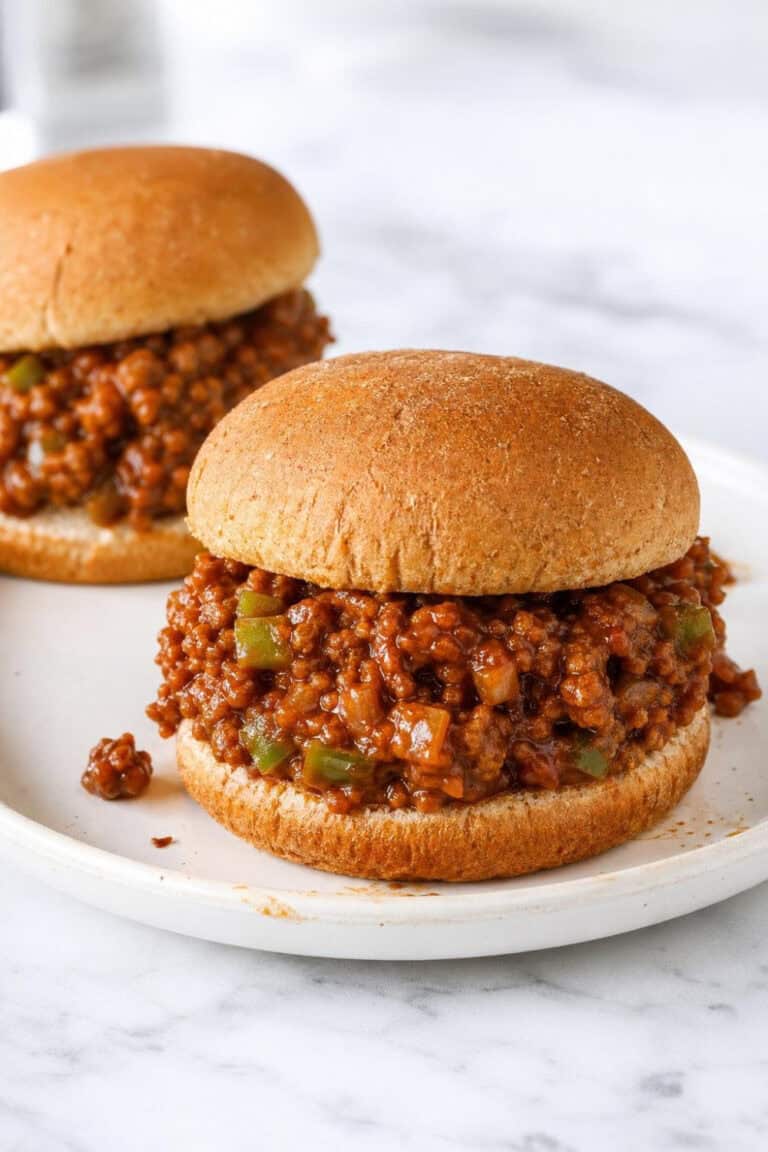 Healthy Homemade Sloppy Joes