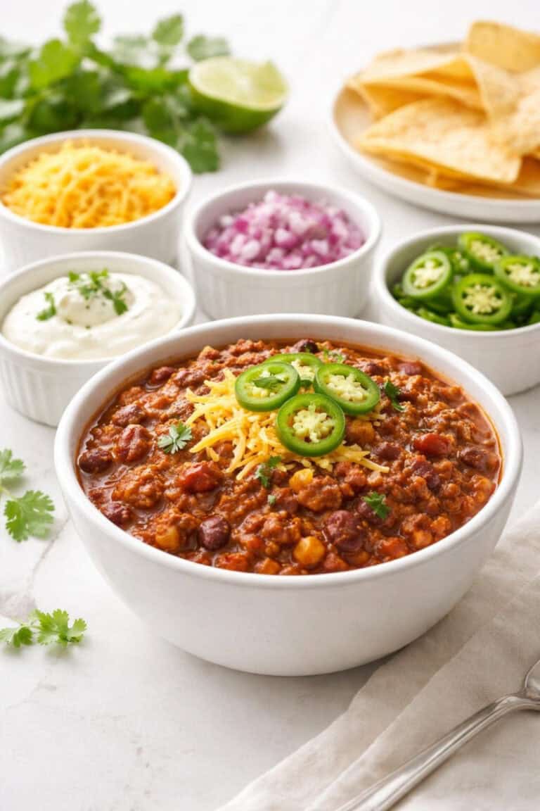 Hearty Ground Beef Chili